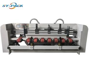 415V Computer Model Carton Folder Gluer Machine For Corrugated Box