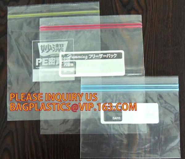 Buy High Quality Two Track Transparent Vacuum Plastic PE Zipper for package bag, separable plastic open end double track zip at wholesale prices