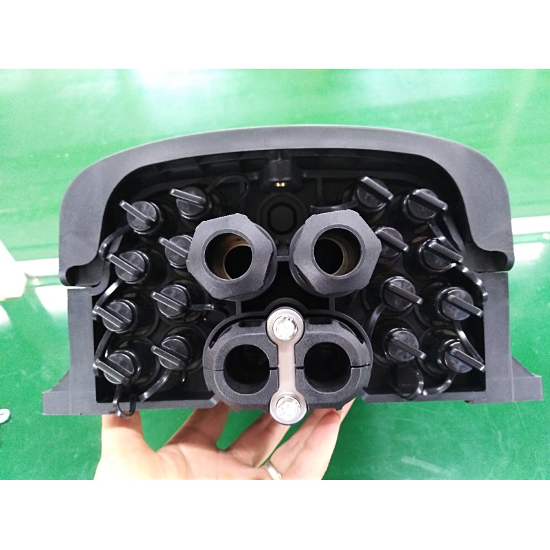 Pre-connectorized Optical Fiber Distribution Box GFS-16QX IP68 378*255*136mm 16 pre-connected adapter aerial-mount