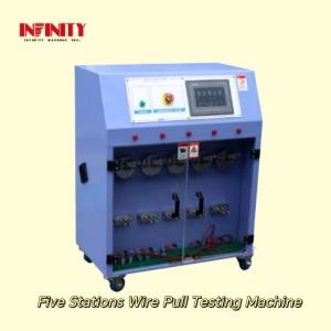 Quality Touch Screen PLC Control 5-Station Wire Pull Testing Equipment For Customer Requirements for sale