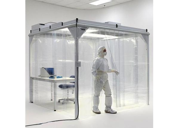 Buy Class 100 Modular Portable Softwall Clean Rooms ISO Anti Static Floor HEPA Filters at wholesale prices