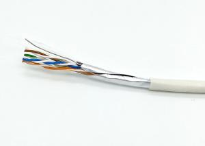 Quality FTP Shield Bulk Cat5e Lan Cable PE Insulation For CCTV Monitor Project 305M Pull box for sale
