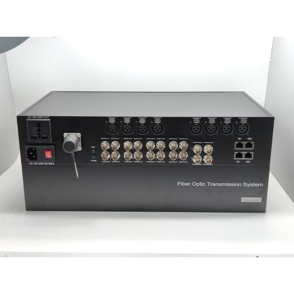 Customized Multi-functional SMPTE Hybrid Video/ Audio/ Ethernet Transmission Equipment Over Optical Fiber