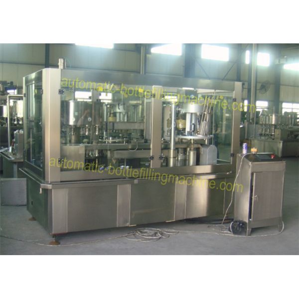 Pop - Top Beverage Can Filling Machine 250ml 330ml Less Material Loss CE Certificated
