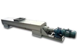 Compact Design U Trough Screw Conveyor Small Section Size Realize Sealed Transportation