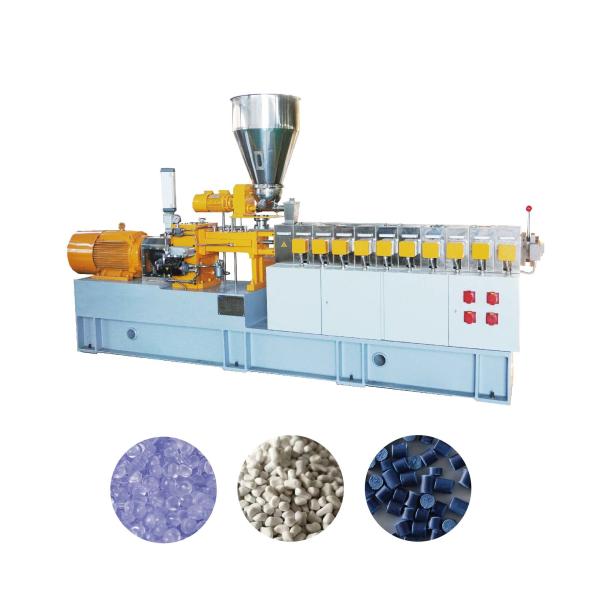 Buy High Torque High Speed Compounding Extruder  for Plastic Alloying Filling Mixing Reinforcing Compounding of Masterbatch at wholesale prices