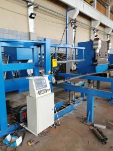 China Light Pole Door Cutting Machine/ CNC Automatic Plasma Cutting Machine, Diameter 350mm, Stroke 2000mm on sale
