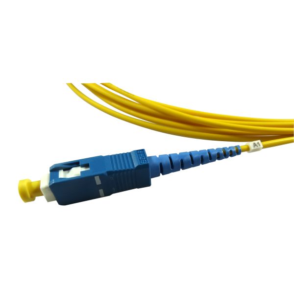 OD 3mm 3ft Fiber Optic Patch Cord SC UPC To LC UPC Single Mode Simplex 1550nm