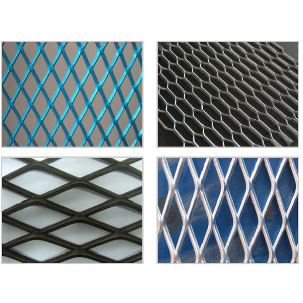 Anodized Galvanised Stainless Steel Expanded Metal Sheet 109mm Width