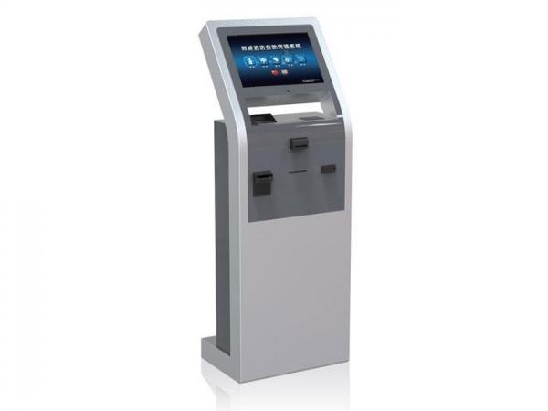 Buy 19in interactive self service kiosk for bank,mall,hospital at wholesale prices