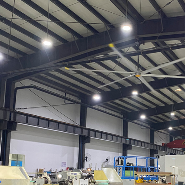 0.40KW High Speed High Volume Large HVLS Fans For Gym Mall