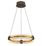 Romantic Acrylic Lampshade Modern Ring Custom Chandelier Soft And Non Glaring