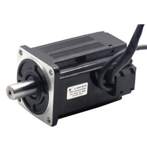 China Absolute Encoder 80mm Robot Servo Motor 48V 750W With Brake on sale