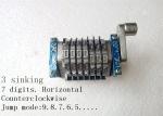 Rotary Numbering Machine Horizontal Counterclockwise Three Sinking