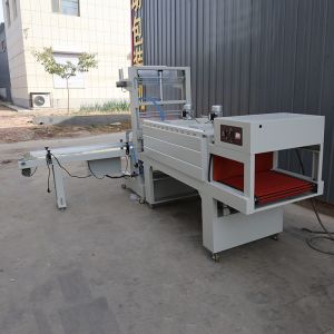 2KW Seal And Shrink Packaging Machine PLC Controlled For Daily Chemicals ISO9001