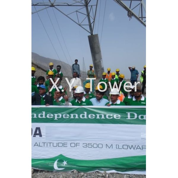 Hot Dip Galvanized Angle Steel Electricity Transmission Tower