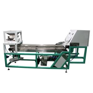 China High Speed Transmission Treadmill Color Sorter For Mineral Glass Nuts With Color Image CCD Camera on sale