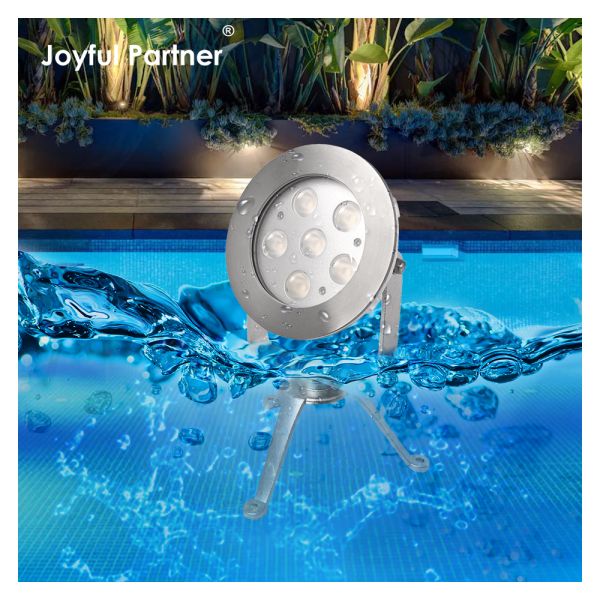 LED Underwater Spot Light Stainless Steel 316 RGB CE RoHS Certified With Tripod