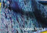 Semi Dull Lycra Spandex Fabric , Vanish Patterned Lycra Stretch Fabric