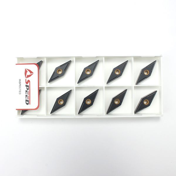 Speed VNMG160404 Wear Resistant Tungsten Carbide Turning Insert For Cast Iron Machining