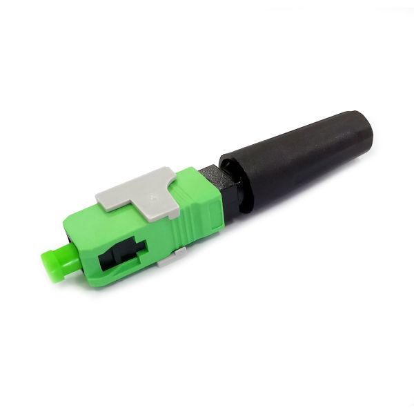 FTTH Products SC APC fast connector available for 2x3mm or 2x5mm FTTH Drop cable and 0.9-3.0mm cable in FTTH project