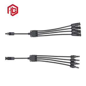 China Solar Cable Parallel Connector 4 To 1 Y Branch PV Connector For Solar System on sale