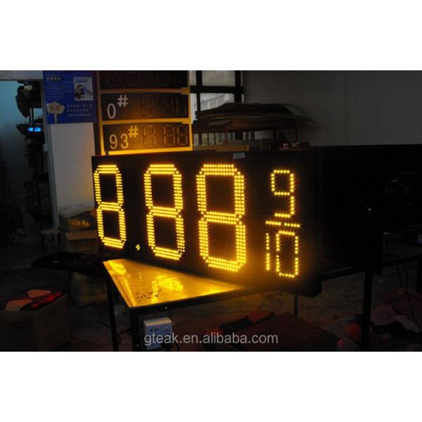 customized large 7 segment led display 5 digits