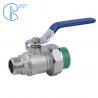 No Leakage Metal PPR Single Union Ball Valve with femal male threaded for sale