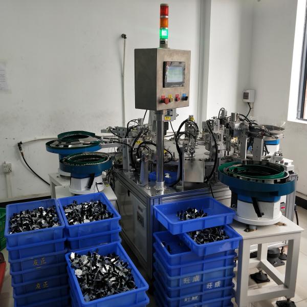 Buy Automatic Spring Riveting Assembly Machine PLC Control Rotary Chuck Capper at wholesale prices