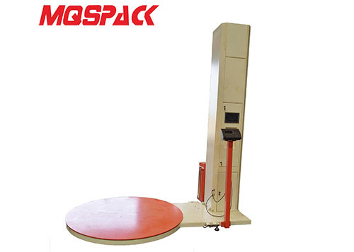 Quality Semi Automatic Pre Stretch Wrapping Machine With Weighing Scale for sale
