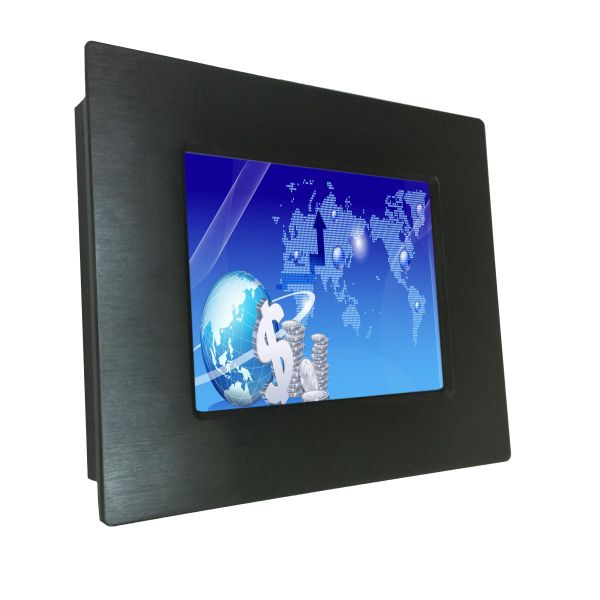 1000 Nits High Brightness Ultra Thin Touch Screen Monitor IP65 With Waterproof Glass