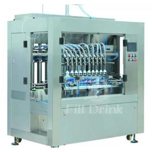 China VFD Control Piston Filling Machine Sauce Filling Equipment Conveyor Speed Control on sale