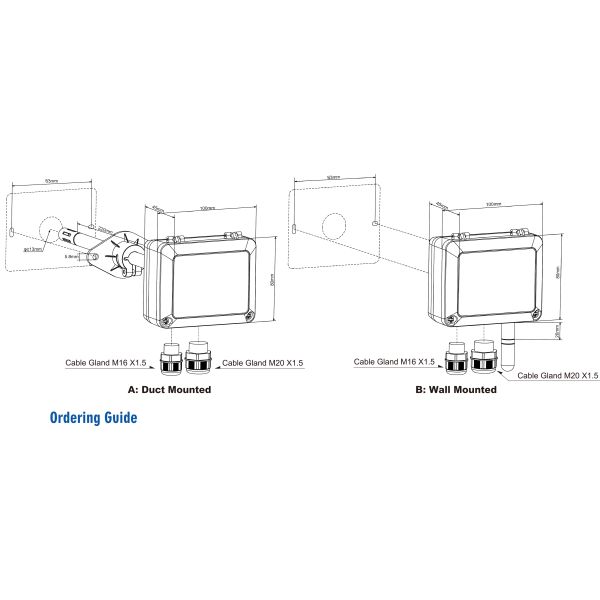 4-20mA Temperature Humidity Transmitter