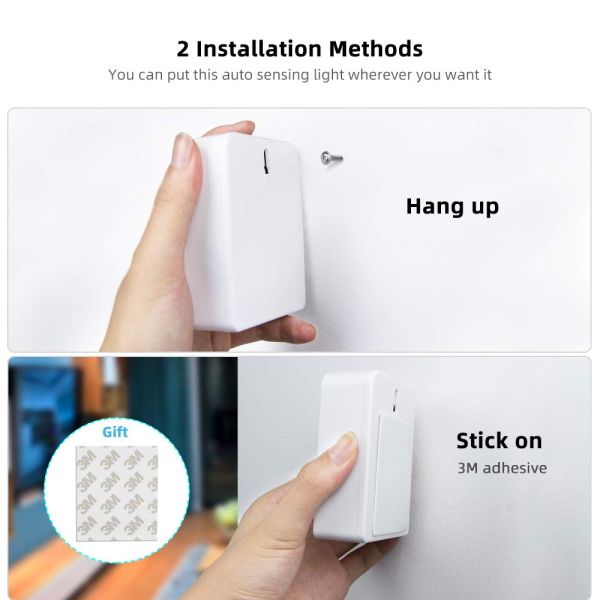 automatic cabinet light, Stick-On Motion Sensor Night Light Battery Powered Automatic LED Light