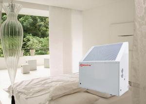 Stable and efficient refrigerant water heat exchanger solar heat pump