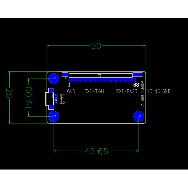  capacitor touch screen controller