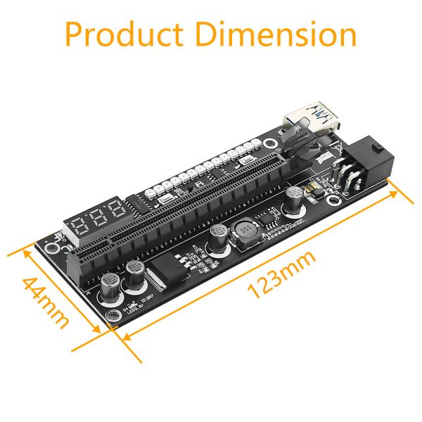 PCIE Riser 1x To 16x Graphic Extension Card
