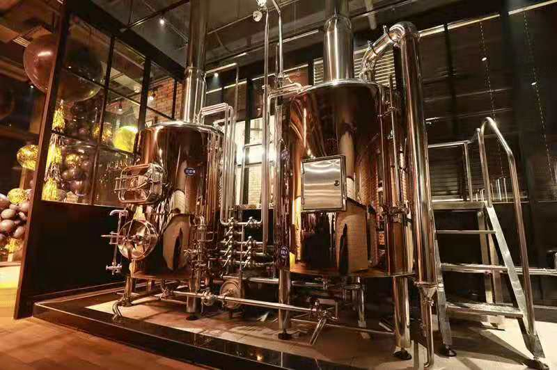 Commercial Automatic Beer Brewing Machine , 1000l Small Batch Brewing System