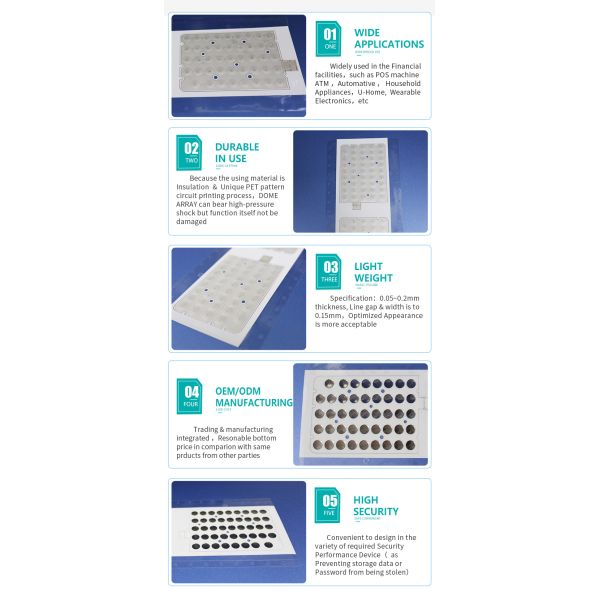 Customized Silver Pattern Printing Metal Dome Factory 0.1mm Tolerance For Bank Devices