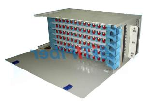 96 Port Patch Panel  SC UPC Simplex Port , Fixed Type ODF Wall Mount Fiber Patch Panel