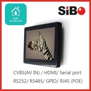 China RJ45 POE Wifi Inwall Flush with metal bracket Touch Screen Android Panel PC for Door Phone System on sale