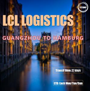 China Guangzhou To Hamburg LCL freight forwarder CIF DDU Trade Term on sale