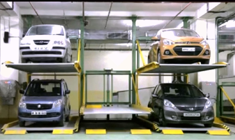 Hydraulic Smart Puzzle Parking System Multi-level Auto Parking Machines