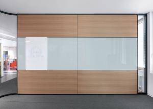 solid wall partition with Equipment strap for face recognition lock steel wall