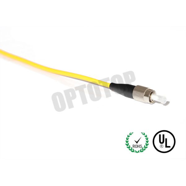 3.0mm Single Mode Fiber Optic Cable FC Connector With UPC Interface Polish