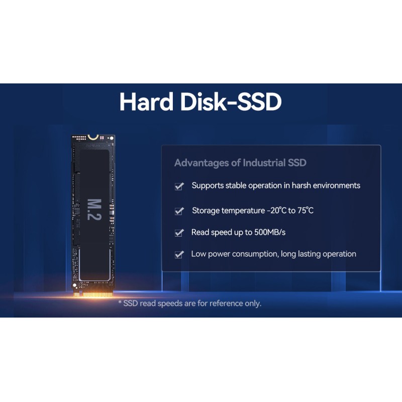 Industrial Intel Celeron N4000 Mini PC RS485 Linux DDR4 8GB Fanless Mini Computer
