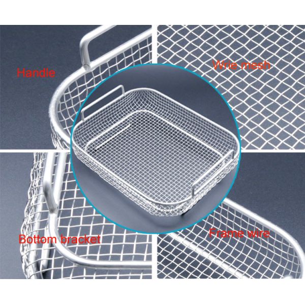 Corrosion Resistant Industrial Metal Mesh Organizing Baskets SGS And MSDS