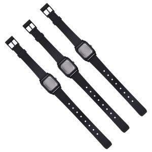 China Skin Friendly Silicone Rubber Wristband , Silicone Watch Strap 24mm on sale