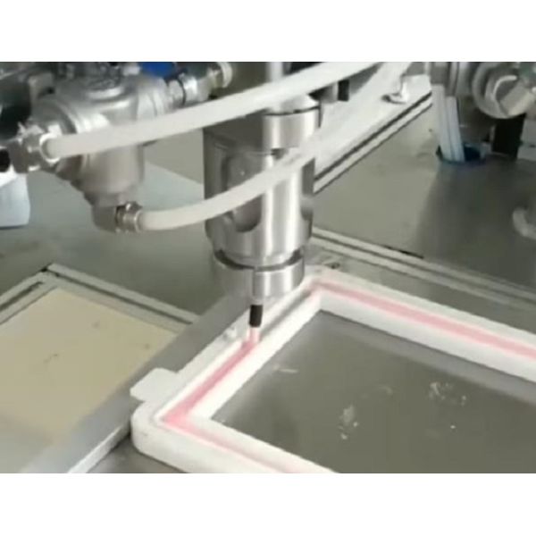 10m/Min PU-20F Fast Speed PU Gluing Machine For Panel Round Air Filter