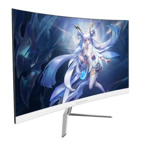 Super Thin Slim Desktop LED LCD Curved Screen Monitor 32'' Full HD With Speaker